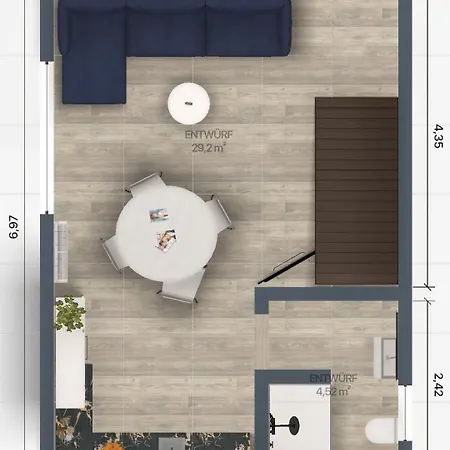Sophia 70qm Bis 5 Gaeste Mit Fass-sauna, Whirlpool April Bis Oktober, 75qm Terrasse Und Eingezaeunten Garten Sieroslaw (Kamien)
